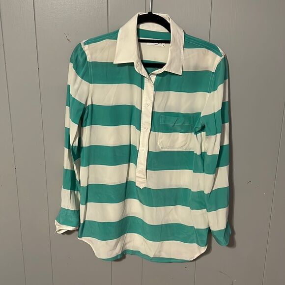 Equipment Silk Striped Blouse Size Small - Picture 1 of 4